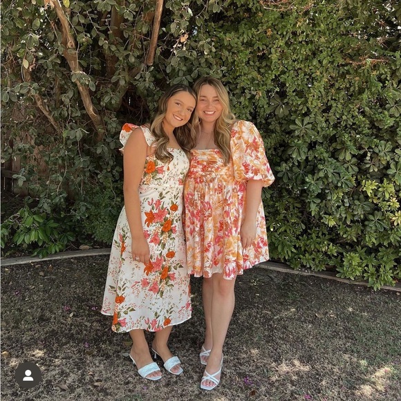 Abercrombie Emerson Poplin Puff Sleeve Mini Dress - Picture 4 of 4